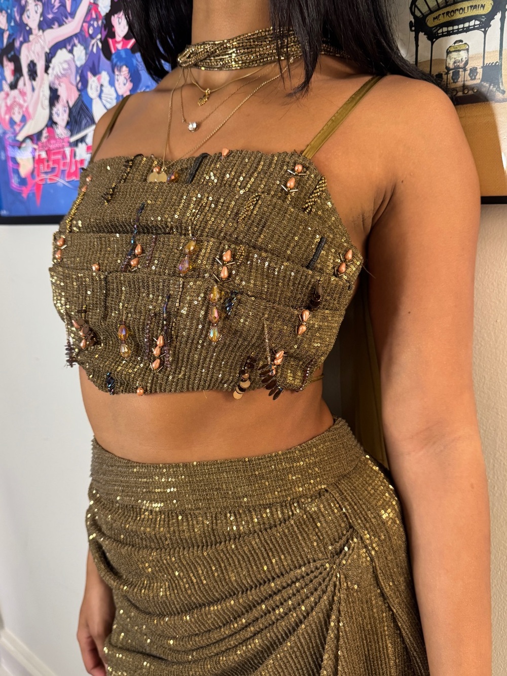 KALKI FASHION Drape Skirt & Blouse